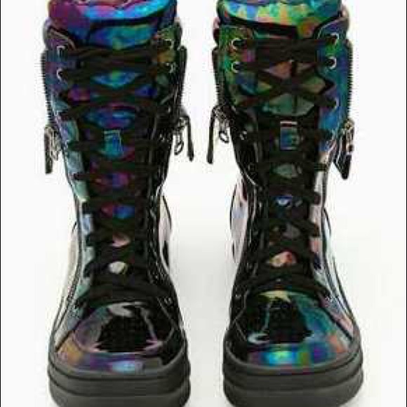Jeffrey Campbell Oil Slick Kirk Sneakers - Picture 3 of 3